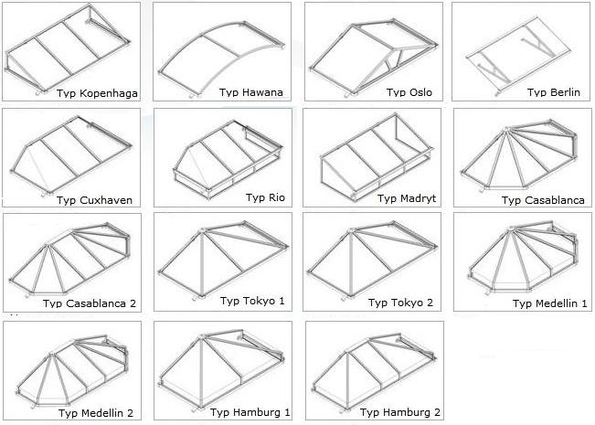 Daszki nad wejściem Szczecin 1